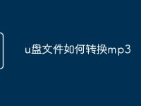 u盤(pán)文件如何轉(zhuǎn)換mp3-路由網(wǎng)