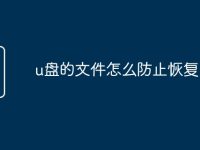 u盤的文件怎么防止恢復(fù)-路由網(wǎng)