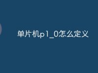 單片機(jī)p1_0怎么定義-路由網(wǎng)