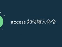 access 如何輸入命令-路由網(wǎng)