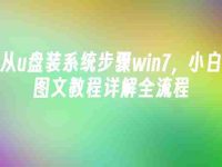 從u盤裝系統(tǒng)步驟win7，小白圖文教程詳解全流程-路由網(wǎng)