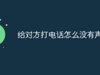 給對(duì)方打電話怎么沒有聲音-路由網(wǎng)