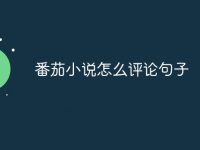 番茄小說怎么評論句子-路由網(wǎng)