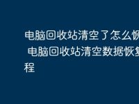 電腦回收站清空了怎么恢復(fù) | 電腦回收站清空數(shù)據(jù)恢復(fù)教程-路由網(wǎng)