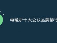 電磁爐十大公認(rèn)品牌排行榜-路由網(wǎng)