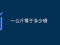 一公斤等于多少磅-路由網(wǎng)