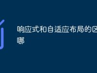 響應(yīng)式和自適應(yīng)布局的區(qū)別在哪-路由網(wǎng)