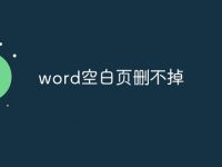 word空白頁刪不掉-路由網(wǎng)