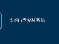 如何u盤(pán)安裝系統(tǒng)-路由網(wǎng)