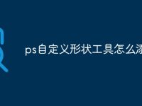 ps自定義形狀工具怎么添加-路由網(wǎng)